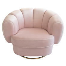 Steinmann Velvet Swivel Armchair